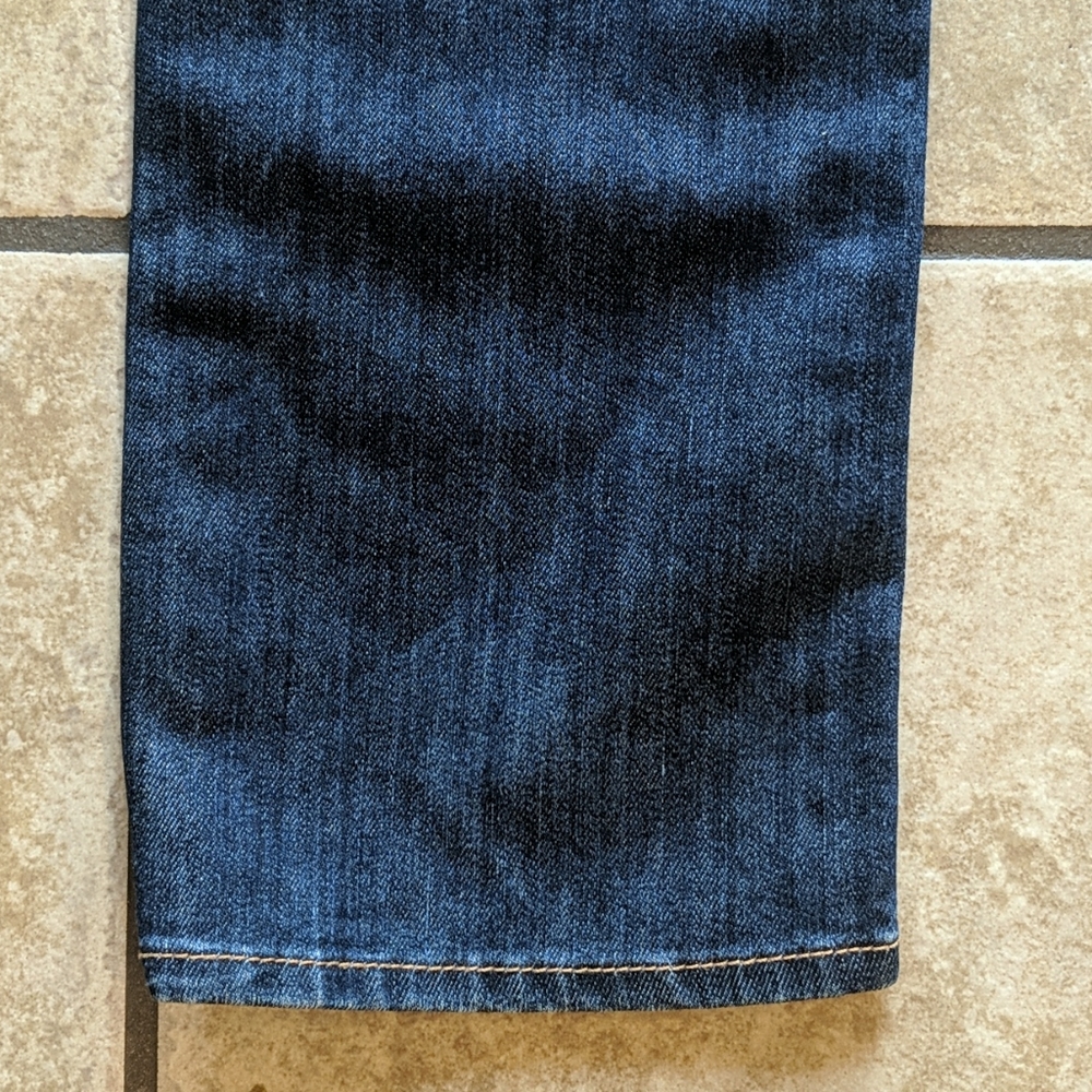 J Brand Cigarette Leg straight jeans style #91410DKV darkwash sz 24x35L TALL - Picture 8 of 14